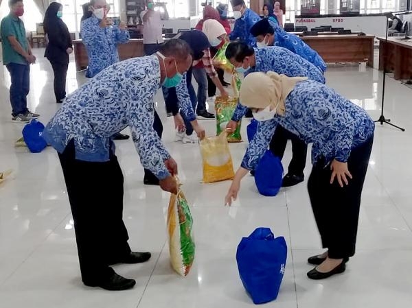 Pemprov Sumut Peringati HUT Ke-49 Korpri Salurkan 3.500 Paket Sembako